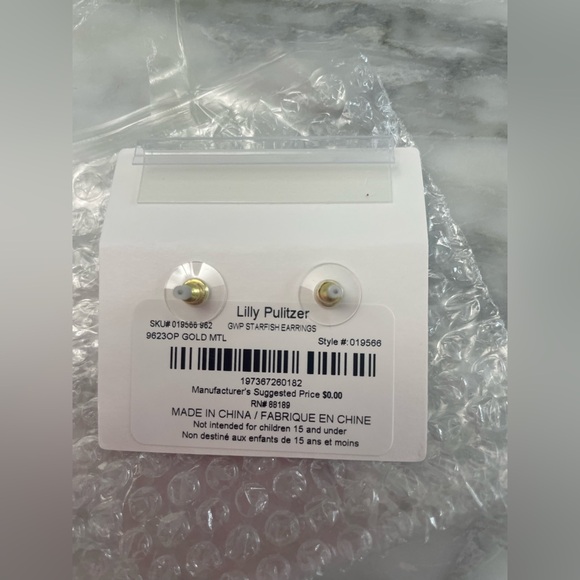 Lilly Pulitzer Gold Starfish Jewelry - Picture 4 of 8